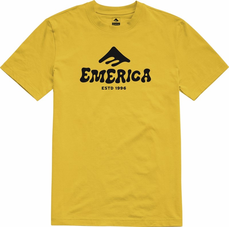 Emerica Puffy T-shirt Herr Gula | Sverige-0312475
