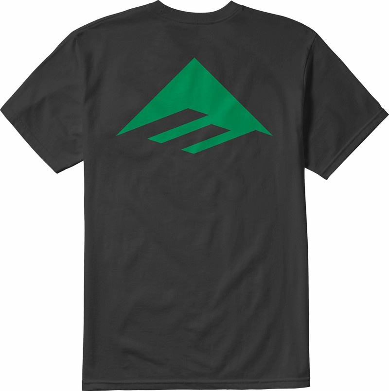 Emerica Pure Triangle Pocket T-shirt Herr Svarta | Sverige-9470216