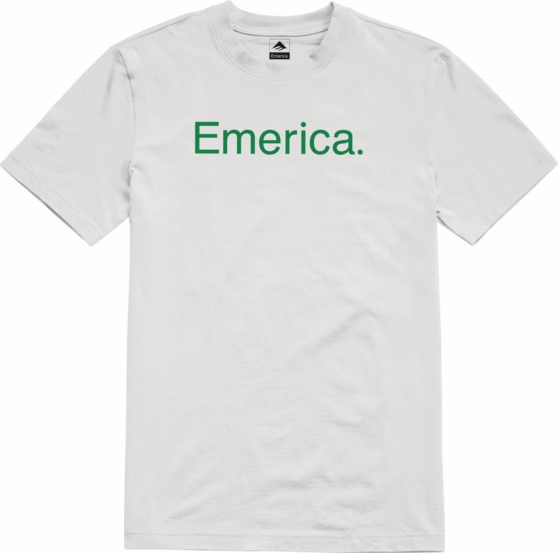 Emerica Pure T-shirt Herr Vita | Sverige-9607831