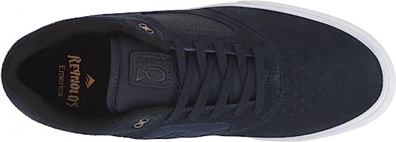 Emerica Reynolds 3 G6 Vulc Skateskor Herr Marinblå Vita | Sverige-2197384