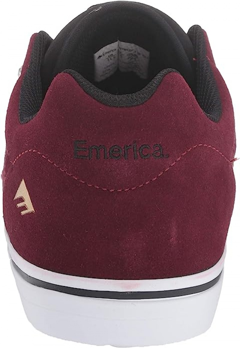 Emerica Reynolds 3 G6 Vulc Skateskor Herr Vinröda Svarta Vita | Sverige-9217348