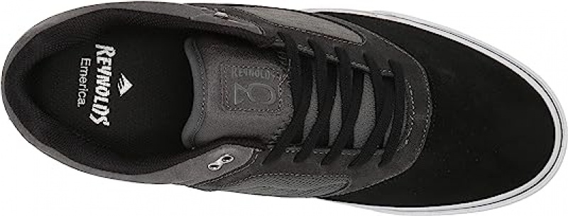 Emerica Reynolds 3 G6 Vulc Skateskor Herr Svarta Mörkgrå Grå | Sverige-3785620