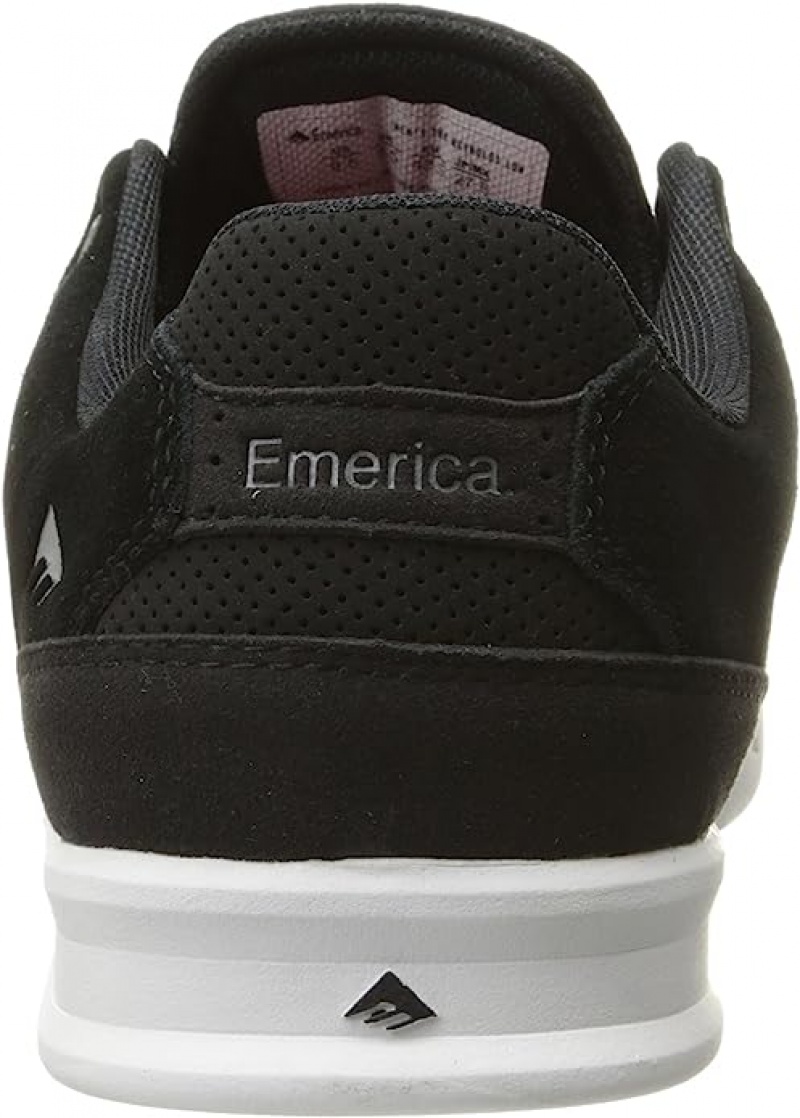 Emerica Reynolds Low Skateskor Herr Svarta Silver | Sverige-6850713