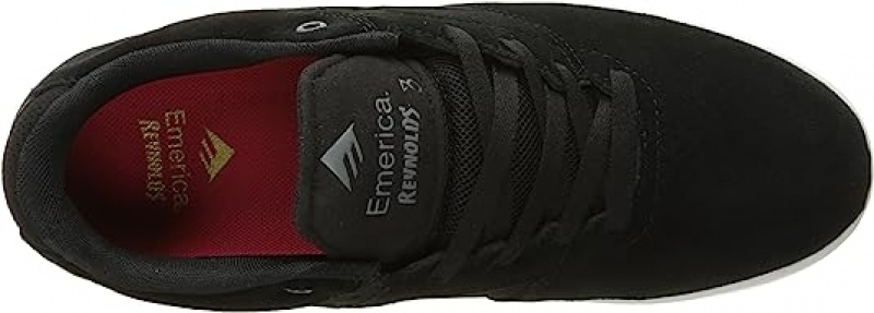 Emerica Reynolds Low Skateskor Herr Svarta Silver | Sverige-6850713