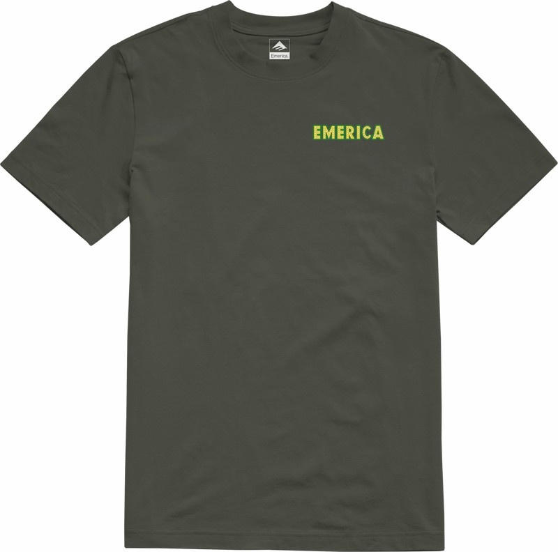 Emerica Shake Junt Pure Lights T-shirt Herr Svarta | Sverige-6735048