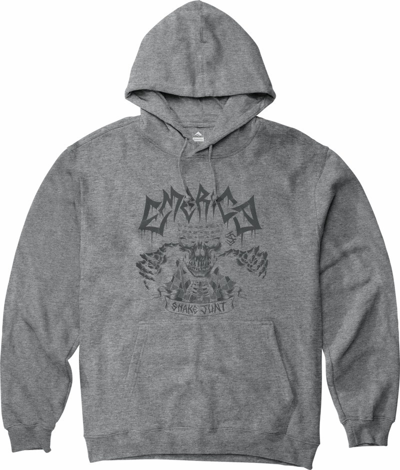 Emerica Shake Junt Skull Sweatshirt Herr Grå | Sverige-6392184