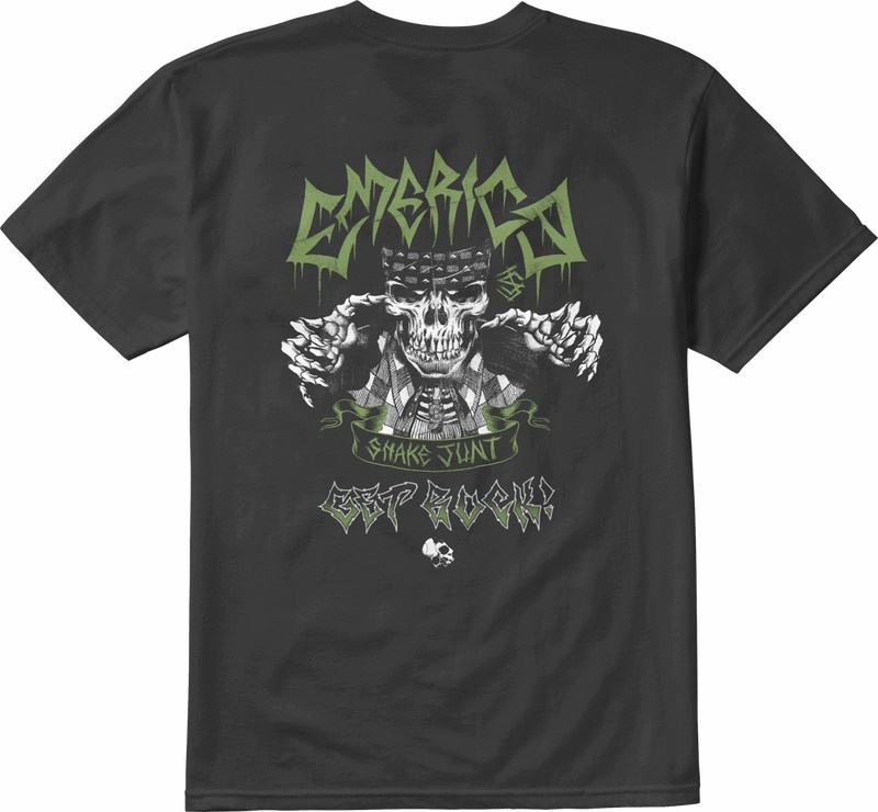 Emerica Shake Junt Skull T-shirt Herr Svarta | Sverige-0497286