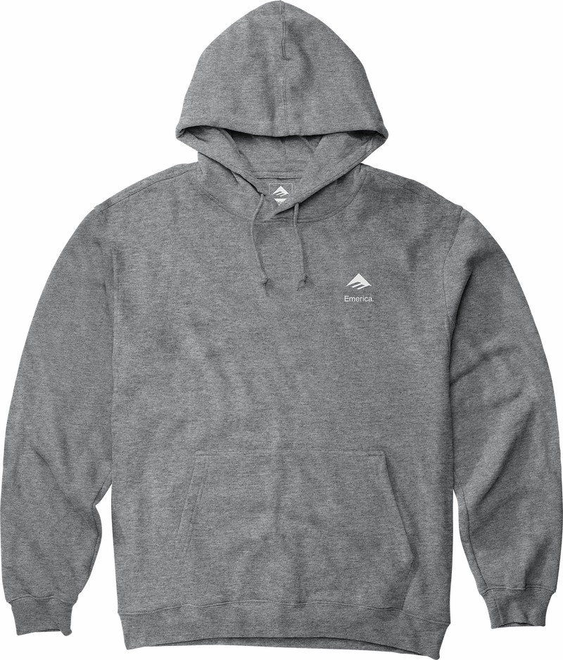 Emerica Stacked Sweatshirt Herr Grå | Sverige-3159684