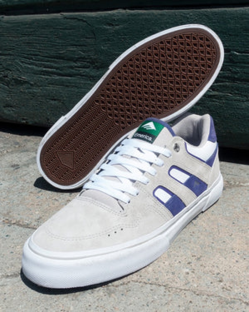 Emerica Tilt G6 Vulc Skateskor Herr Bruna Vita | Sverige-2403957