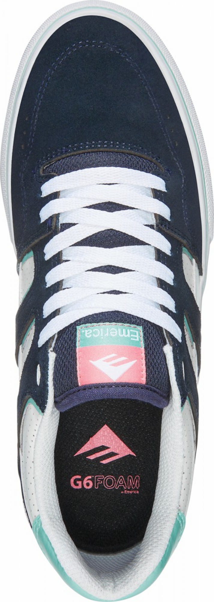 Emerica Tilt G6 Vulc Skateskor Herr Marinblå Vita Blå | Sverige-4789120
