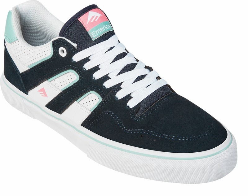 Emerica Tilt G6 Vulc Skateskor Herr Marinblå Vita Blå | Sverige-4789120