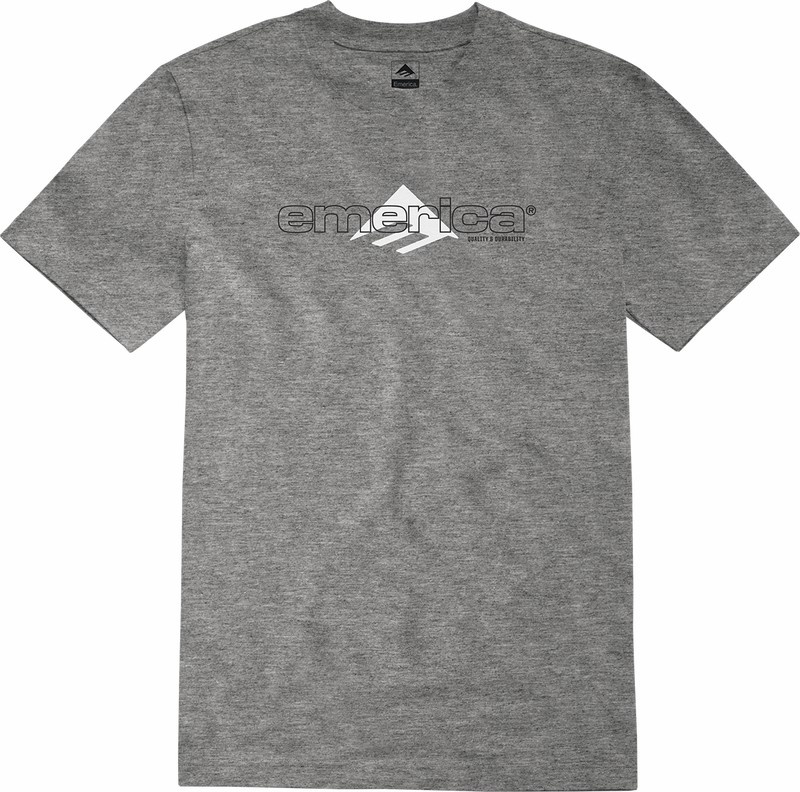 Emerica Trace T-shirt Herr Grå | Sverige-3097481