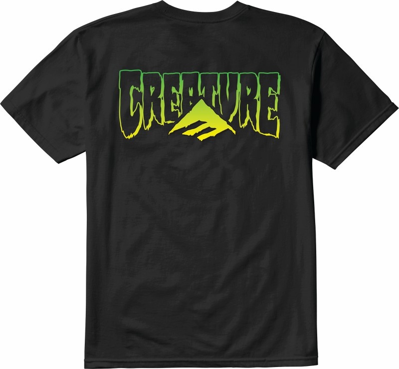 Emerica Tri Creature T-shirt Herr Svarta | Sverige-2419605