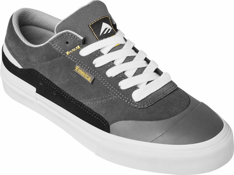 Emerica Vulcano Skateskor Herr Grå | Sverige-0985267