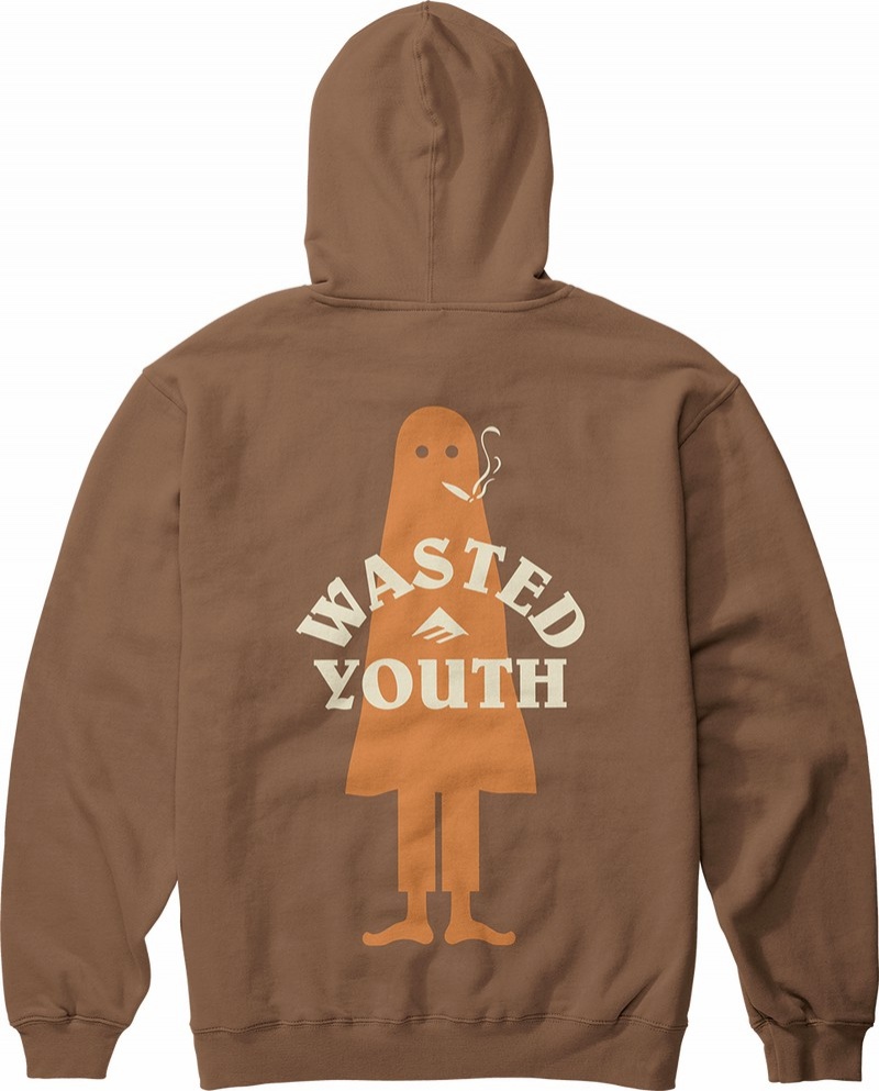 Emerica Wasted Sweatshirt Herr Bruna | Sverige-4076193