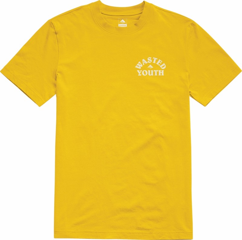 Emerica Wasted T-shirt Herr Guld | Sverige-5073264