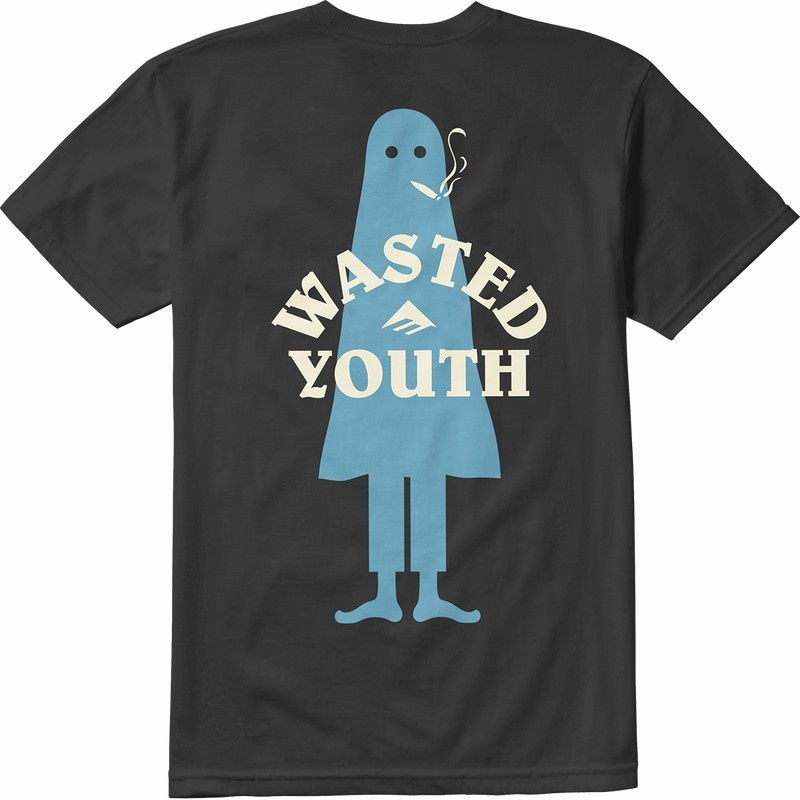 Emerica Wasted T-shirt Herr Svarta | Sverige-4093861