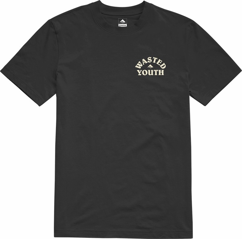 Emerica Wasted T-shirt Herr Svarta | Sverige-4093861
