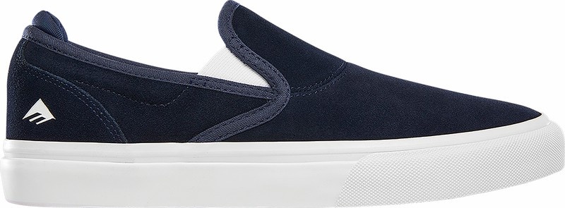 Emerica Wino G6 Slip-on Kevin Baekkel Skateskor Herr Marinblå Vita | Sverige-6974283