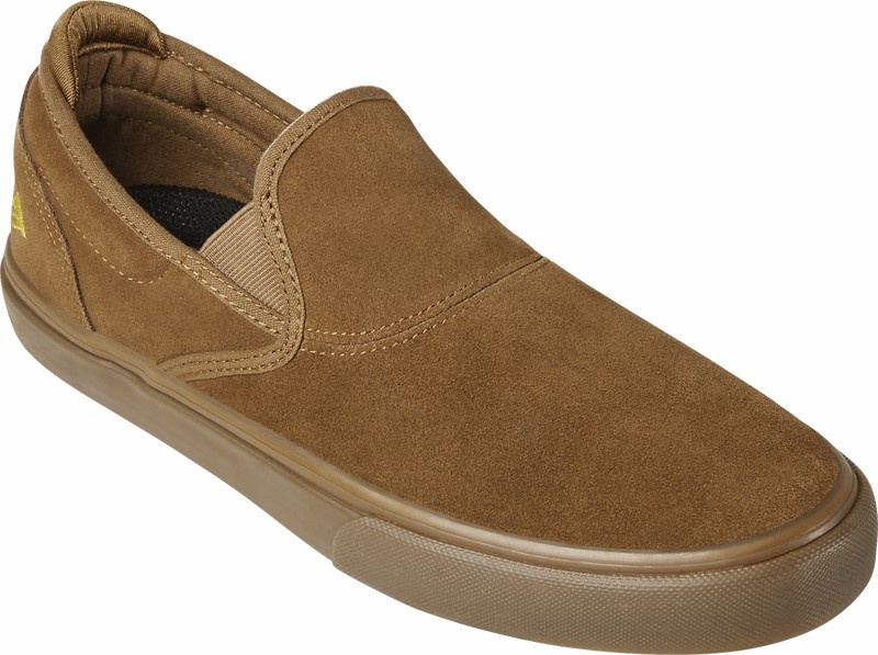 Emerica Wino G6 Slip-on Skateskor Herr Bruna | Sverige-5369104