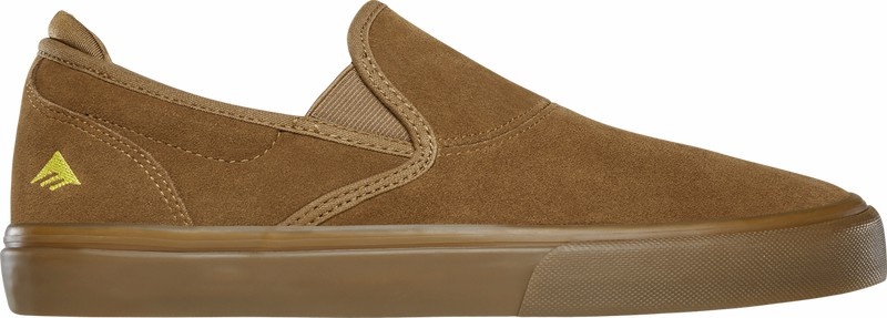 Emerica Wino G6 Slip-on Skateskor Herr Bruna | Sverige-5369104
