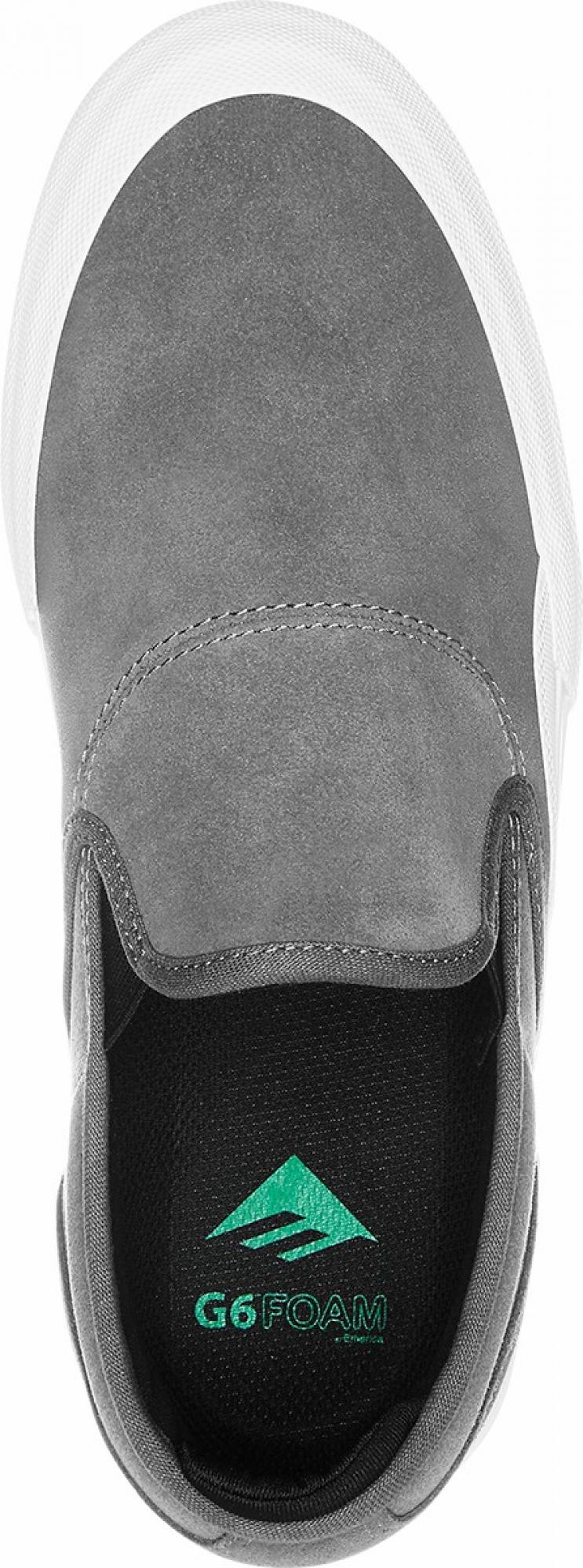 Emerica Wino G6 Slip-on Skateskor Herr Grå Svarta Vita | Sverige-1067839