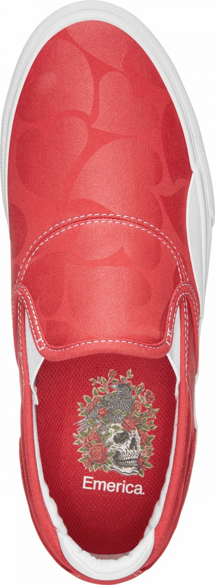 Emerica Wino G6 Slip-on Skateskor Herr Röda Vita | Sverige-6193724