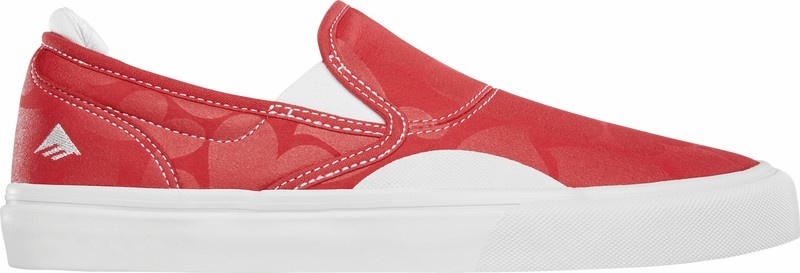 Emerica Wino G6 Slip-on Skateskor Herr Röda Vita | Sverige-0386527